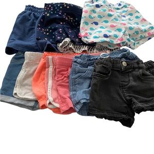 Lot of 11 pair shorts girls 3T